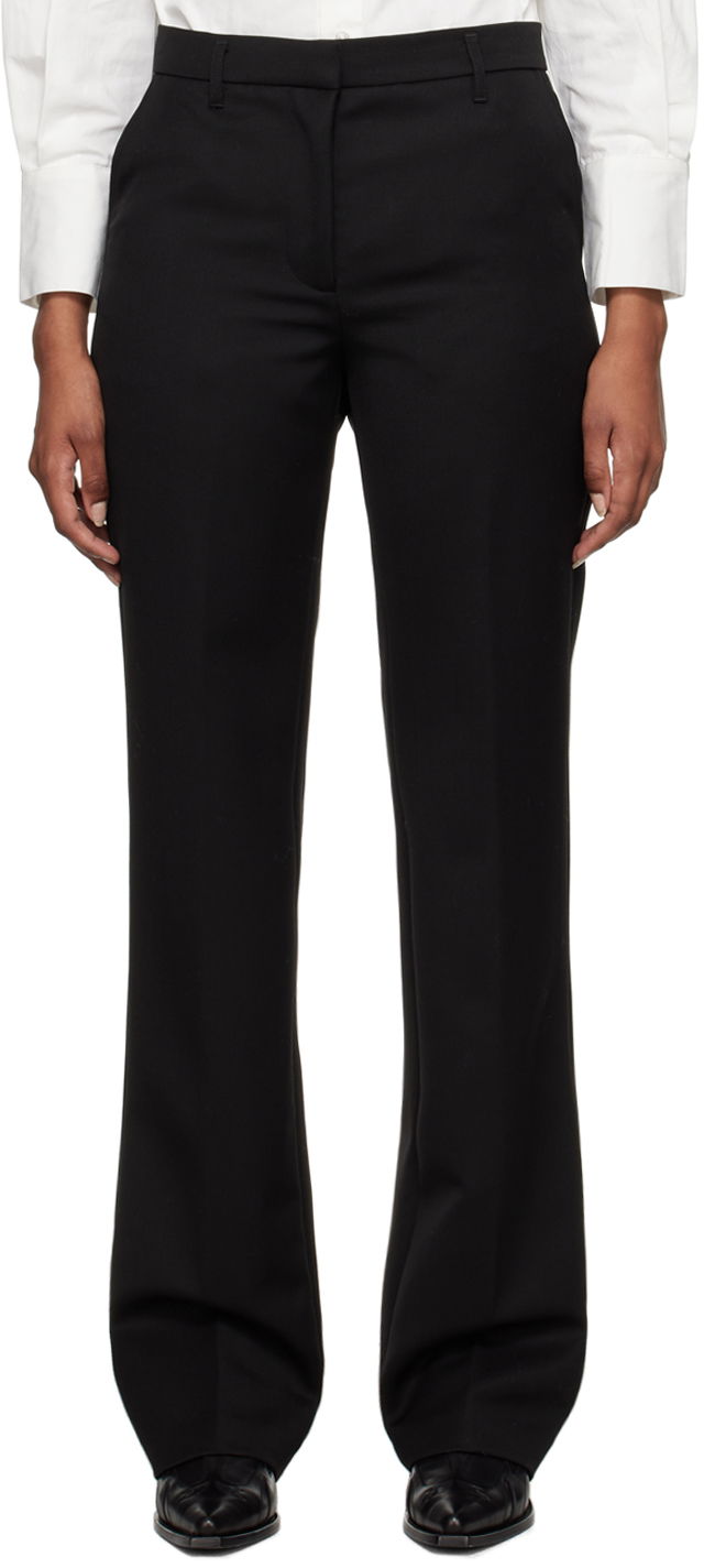 Hlače Anine Bing Classic Black Trousers Crna | A-03-3139-000