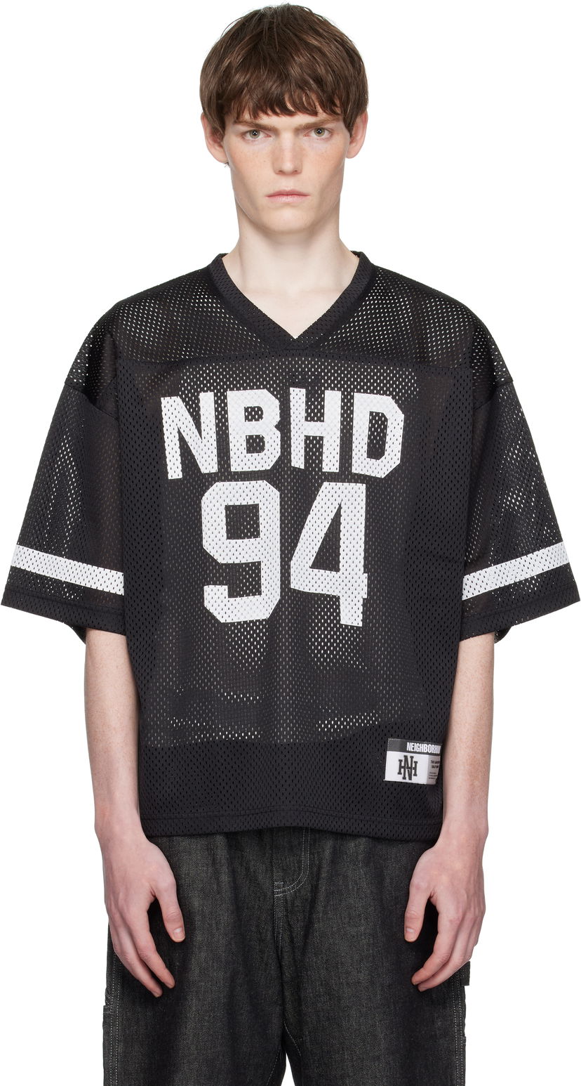 Dres Neighborhood Neighborhood V-neck Jersey Crna | 251UNNH-CSM01