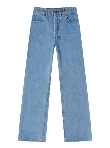 Jeans Eckhaus Latta Wide Leg Jeas Plava | 334-EL-CORE-TB