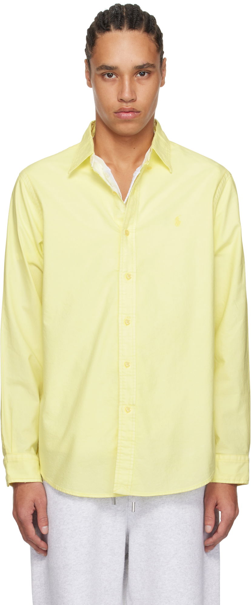 Košulja Polo by Ralph Lauren Polo Ralph Lauren Classic Fit Mineral Dyed Oxford Shirt Žuta | 710965794006