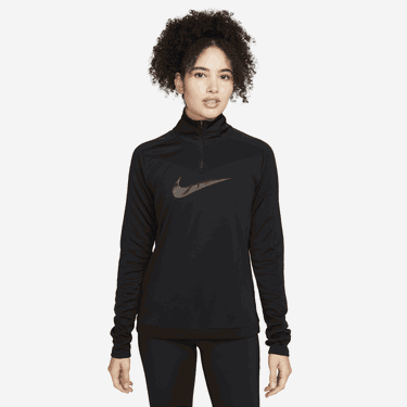 Majica kratkih rukava Nike Dri-FIT Swoosh Crna | FB4687-010, 0