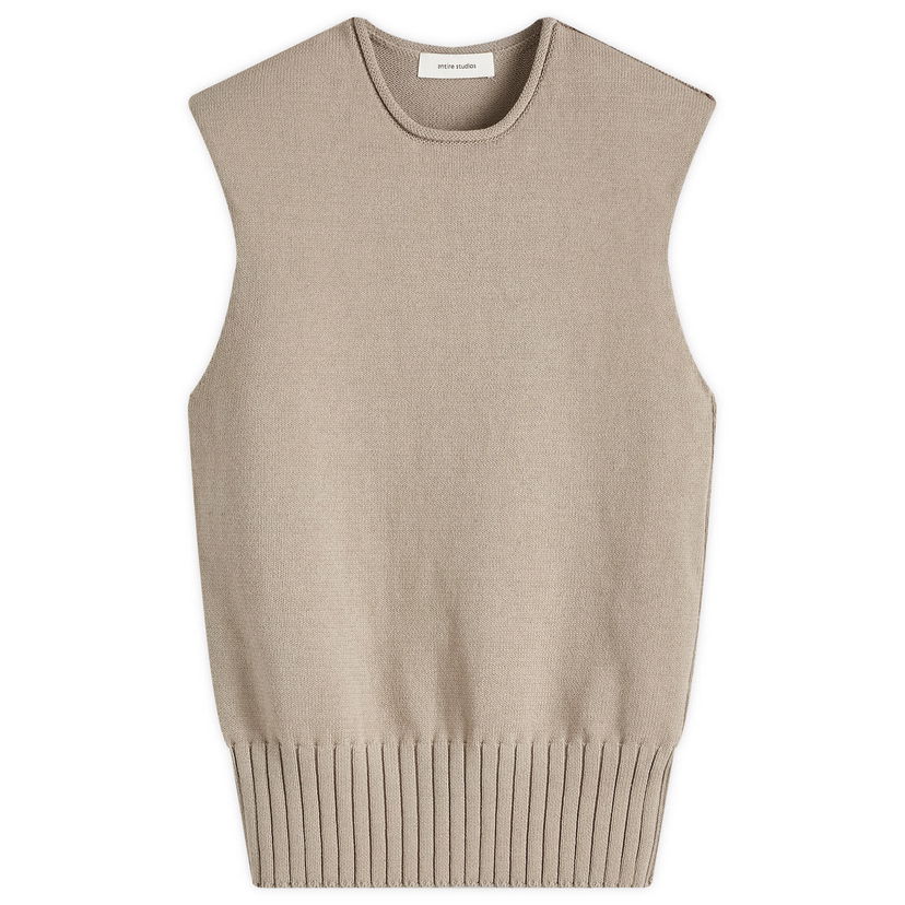 Džemper Entire Studios Entire Studios Burns Knit Vest Bež | ES2714MG
