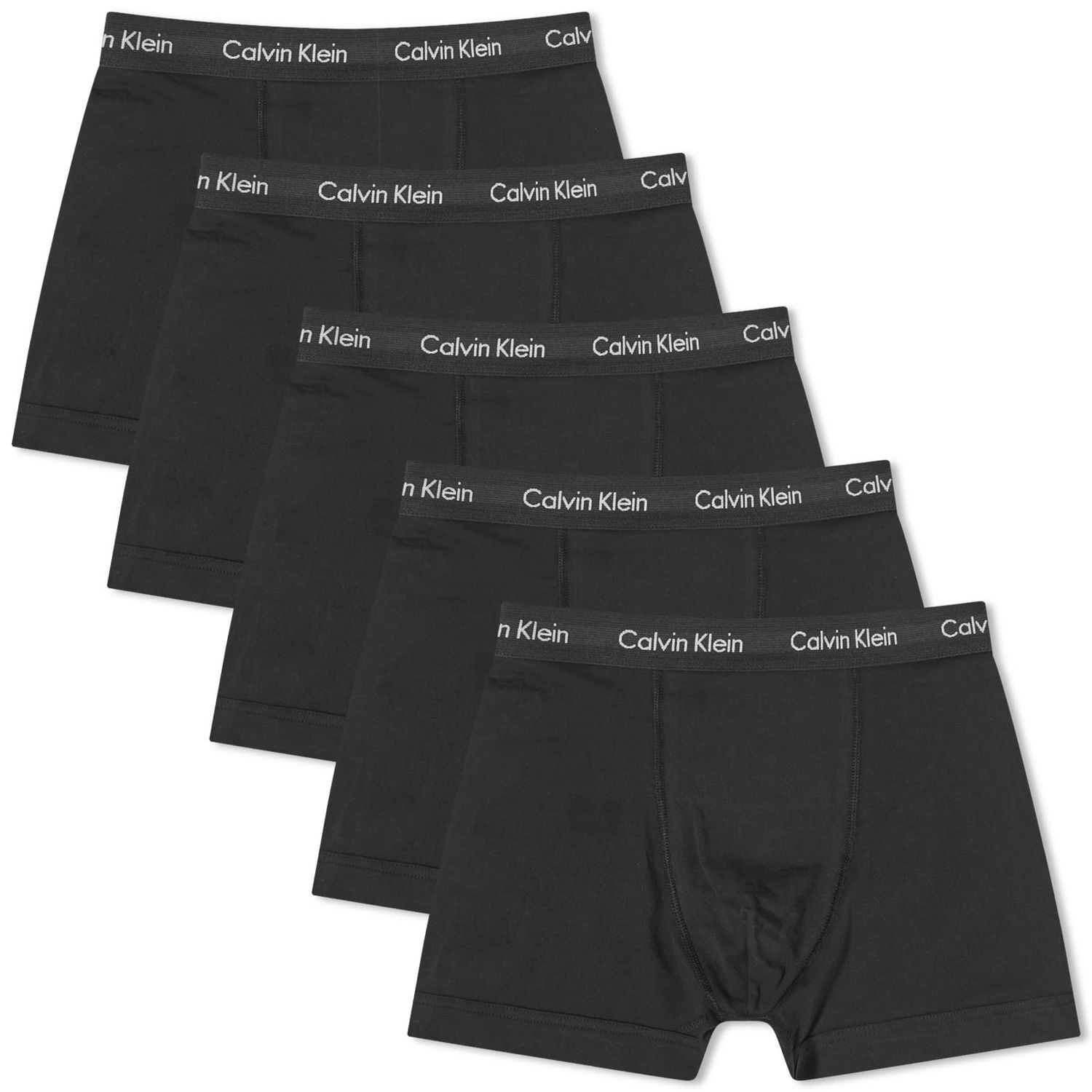 Bokserice CALVIN KLEIN Men's Trunk - 5 Pack Black Crna | 000NB2877AXWB, 0