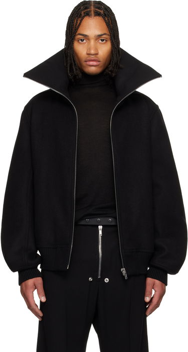 Bomber jakna Rick Owens Concordians Blixa Dracucollar Jacket Crna | RR02E1710 WSF, 0