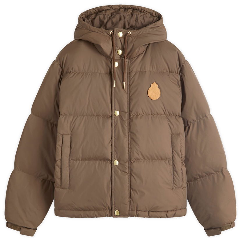 Pernata jakna Sporty & Rich Crown Puffer Jacket Smeđa | OW020512202BR03-CHOC