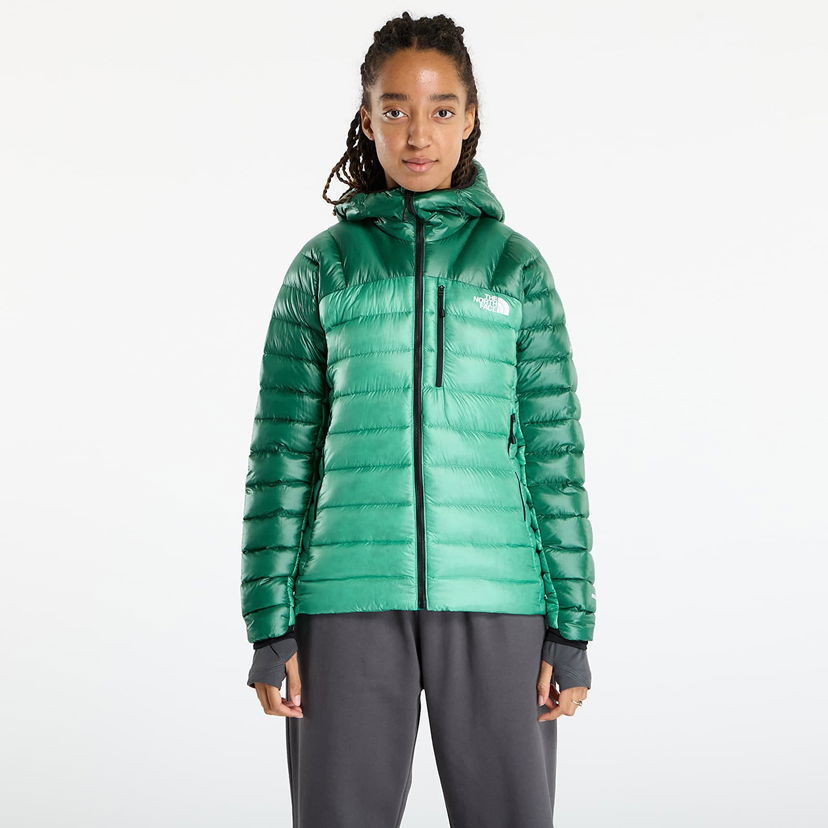Pernata jakna The North Face Summit Breithorn Hooded Down Jacket Zelena | NF0A8805E271