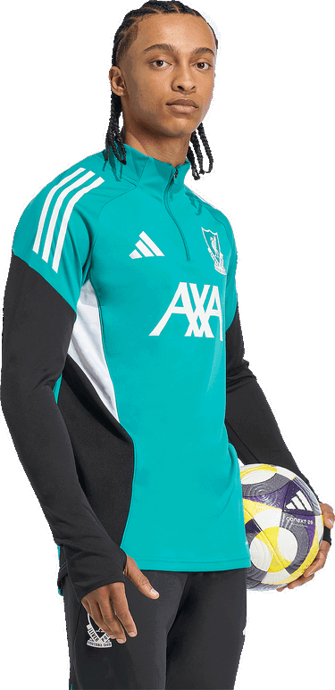 Dres adidas Originals Liverpool FC European Training Top 2025/26 Long Sleeve Tirkiz | jv9004, 6