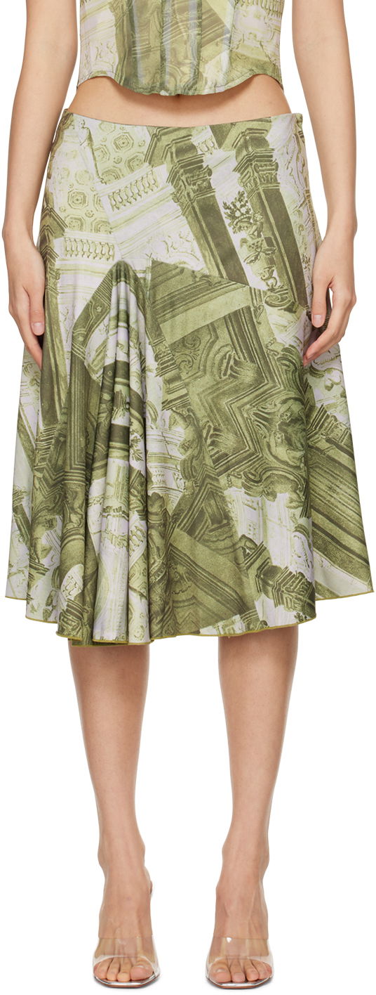 Suknja Miaou Miaou Mila Midi Skirt Zelena | 4050VISEMB