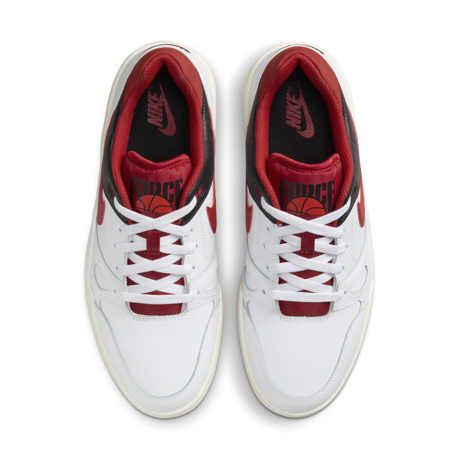 Tenisice i cipele Nike Full Force Low White Red Black Bijela | FB1362-102, 1