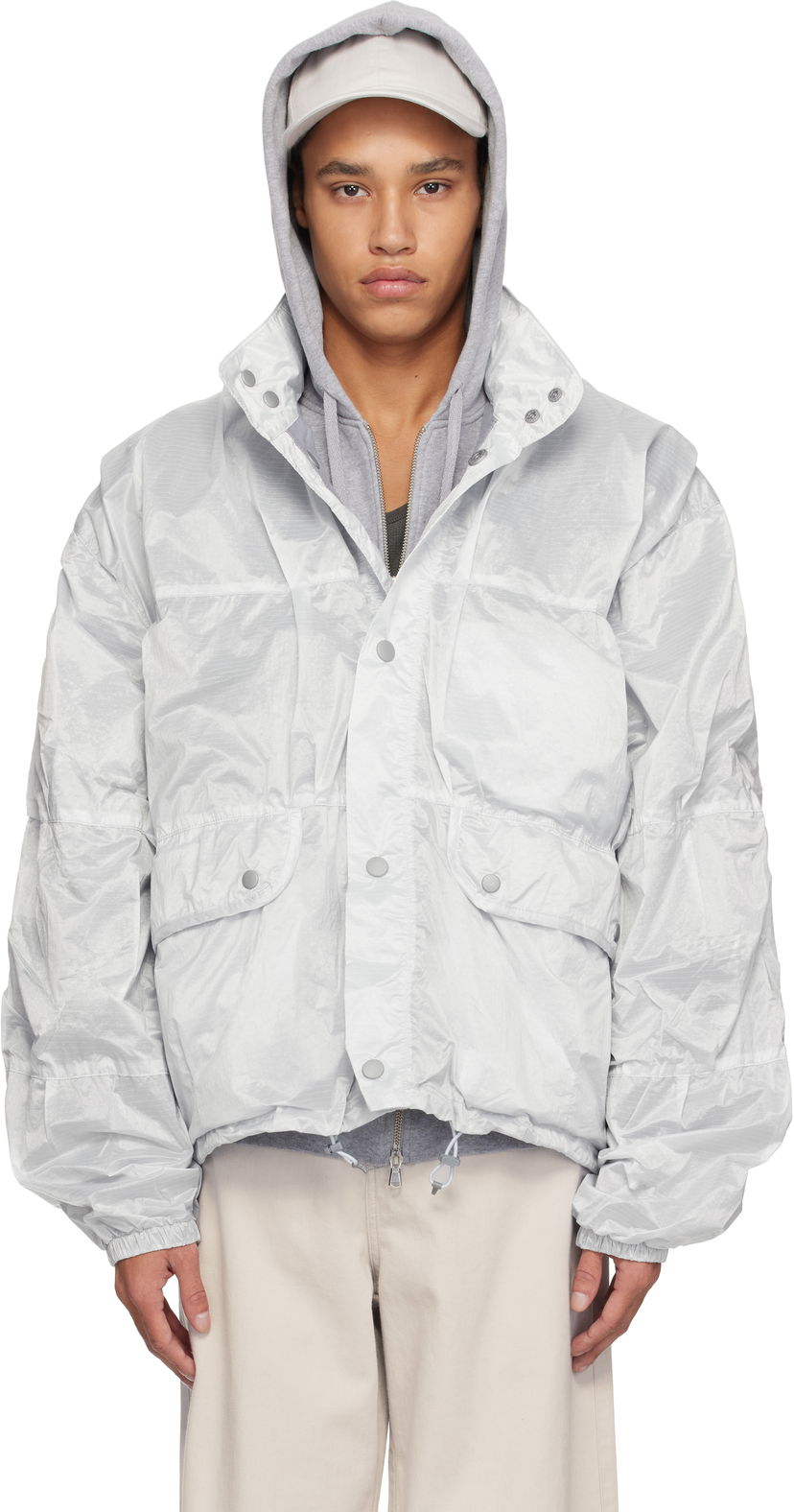 Vjetrovka OUR LEGACY Our Legacy Exhale Puffa Jacket Bijela | M2251EVC