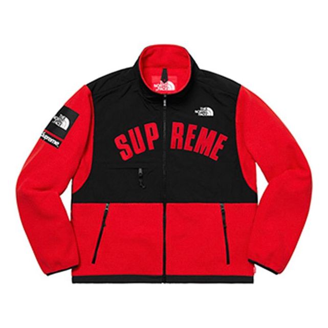 Dukserice Supreme The North Face Arc Logo Denali Fleece Jacket Crvena | SUP-SS19-547