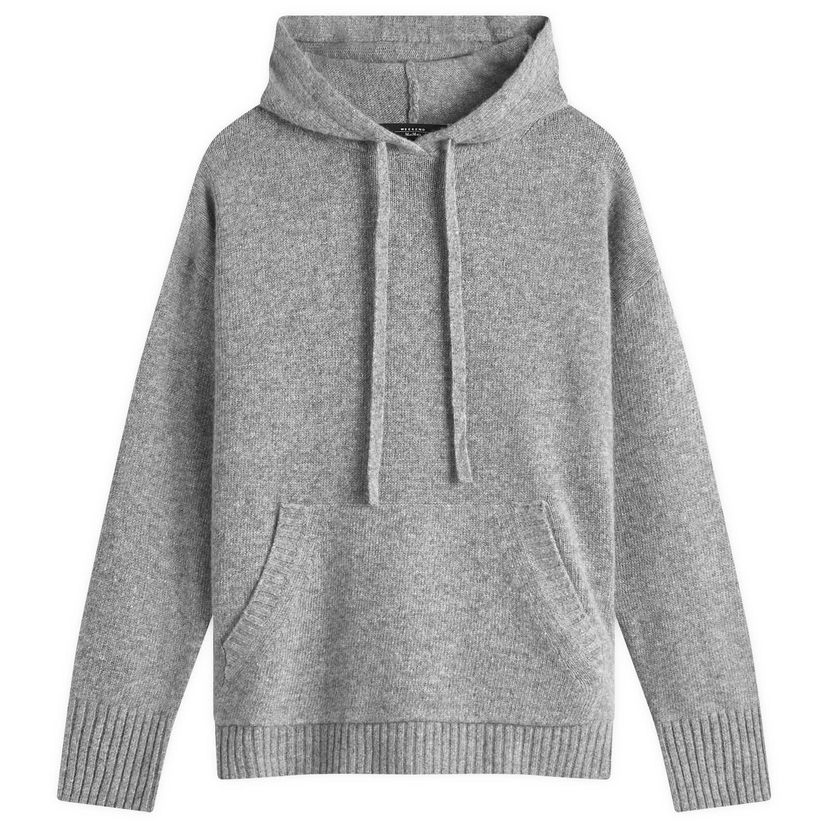 Džemper Max Mara Weekend Max Mara Scenico Knitted Hoodie Siva | 2515361111600