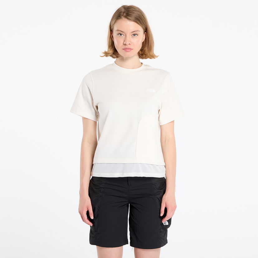 Majica kratkih rukava The North Face Women's Fabric Mix Short Sleeve T-Shirt Bijela | NF0A8CMAQLI1
