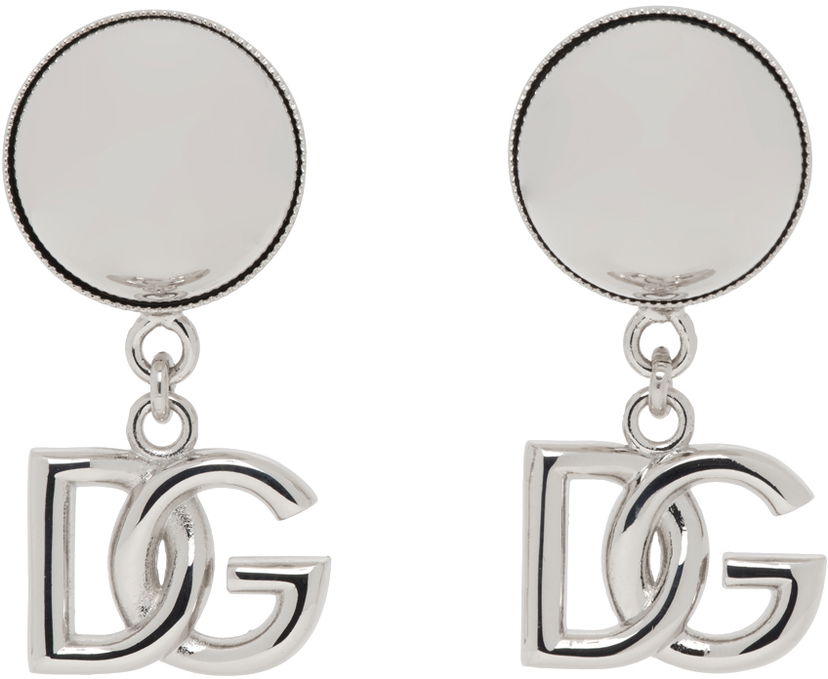 Naušnice Dolce & Gabbana Dolce & Gabbana Kim Kardashian Edition DG Logo Drop Earrings Metalik | WEQ2V3 W1111