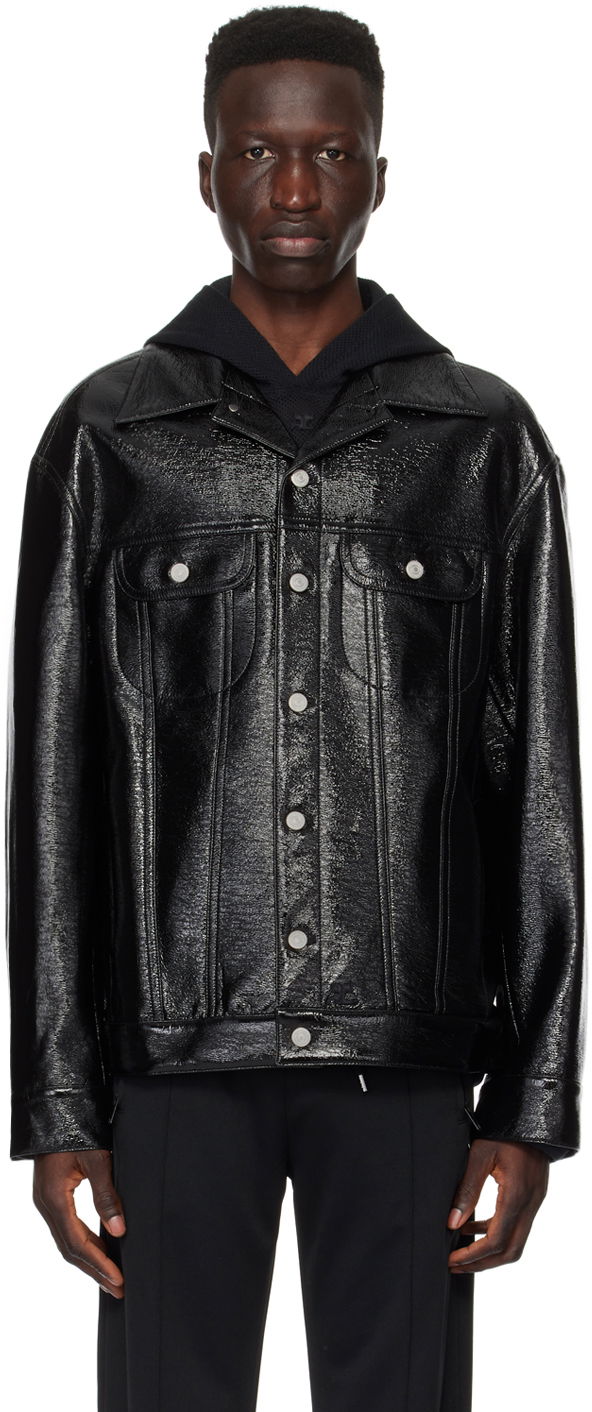 Jakna Courrèges Courrèges Cocoon Jacket Crna | 124CBL161VY0014