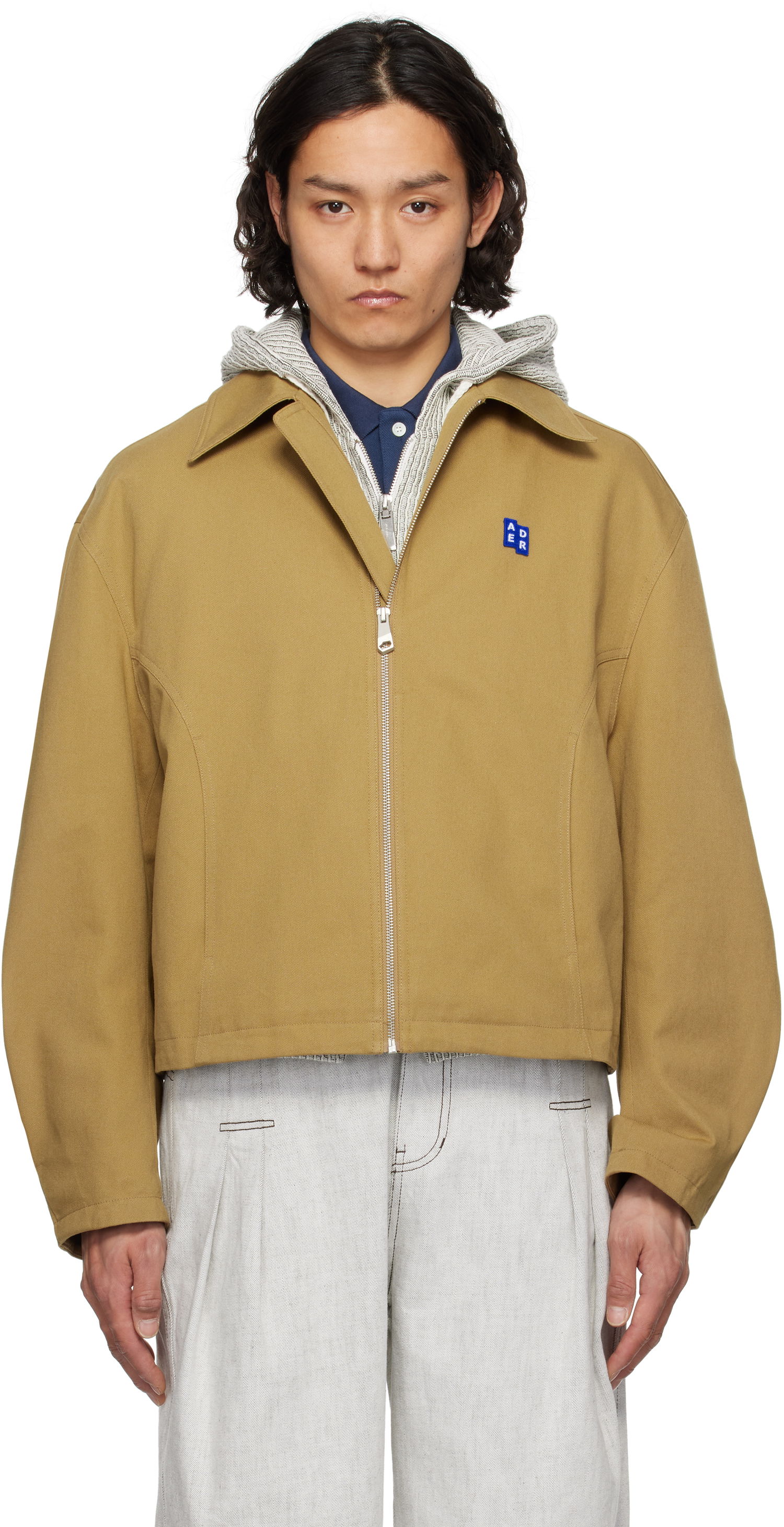 Bomber jakna ADER ERROR ADER error TRS Tag 01 Zip-Up Jacket Bež | BO42FYJK0102BG, 0