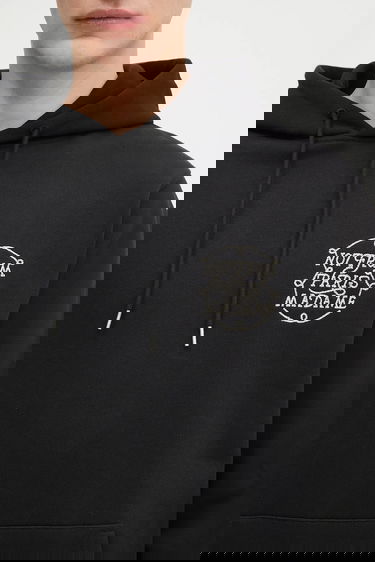 Dukserice Drôle de Monsieur Drôle de Monsieur Le Hoodie Slogan Tresses Crna | H.HO183.CO127, 3