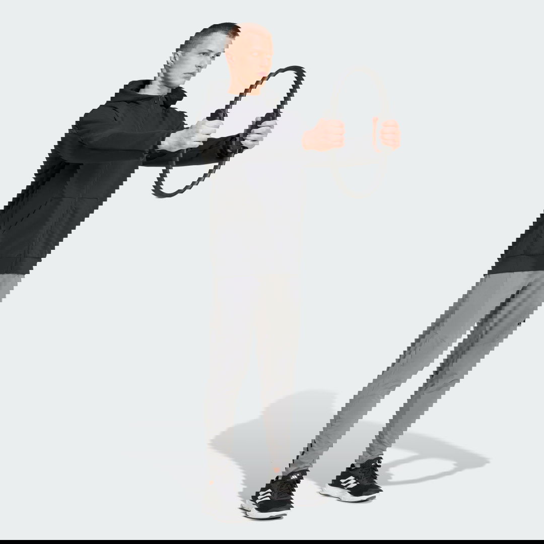 Dukserice adidas Performance Training Full-Zip Hoodie Crna | IY1131, 1