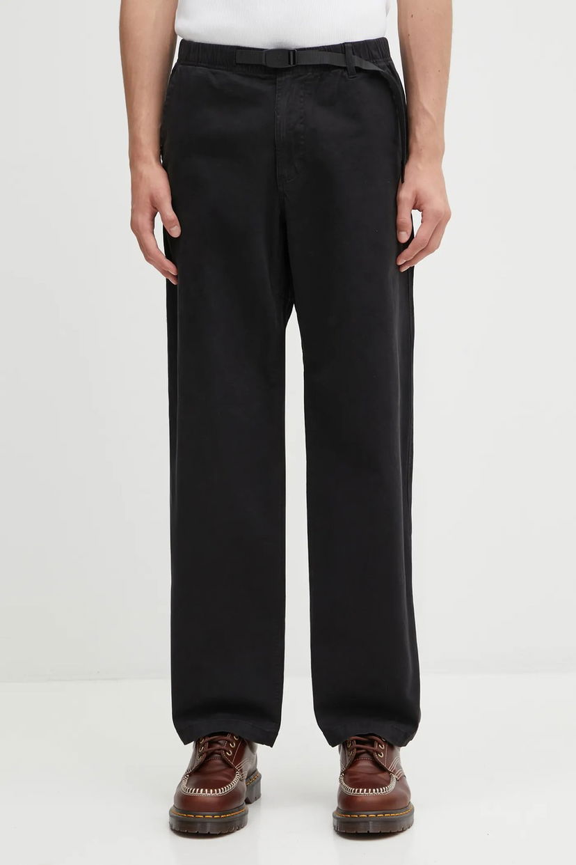 Hlače GRAMICCI Cliff Wide-Leg Pants with Integrated Belt Crna | G5FM.P142