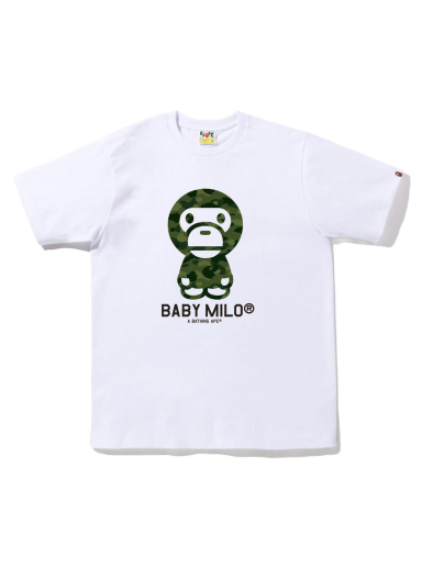 Majica kratkih rukava BAPE Color Camo Baby Milo Tee Bijela | 2I70-110-001