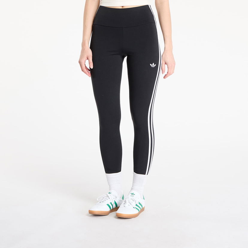 Tajice adidas Originals Adicolor 3-Stripes Leggings Crna | JX5242