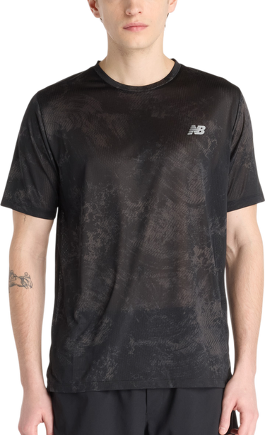 Majica kratkih rukava New Balance Athletics Printed Short-Sleeve T-Shirt Crna | mt53201-cas, 0