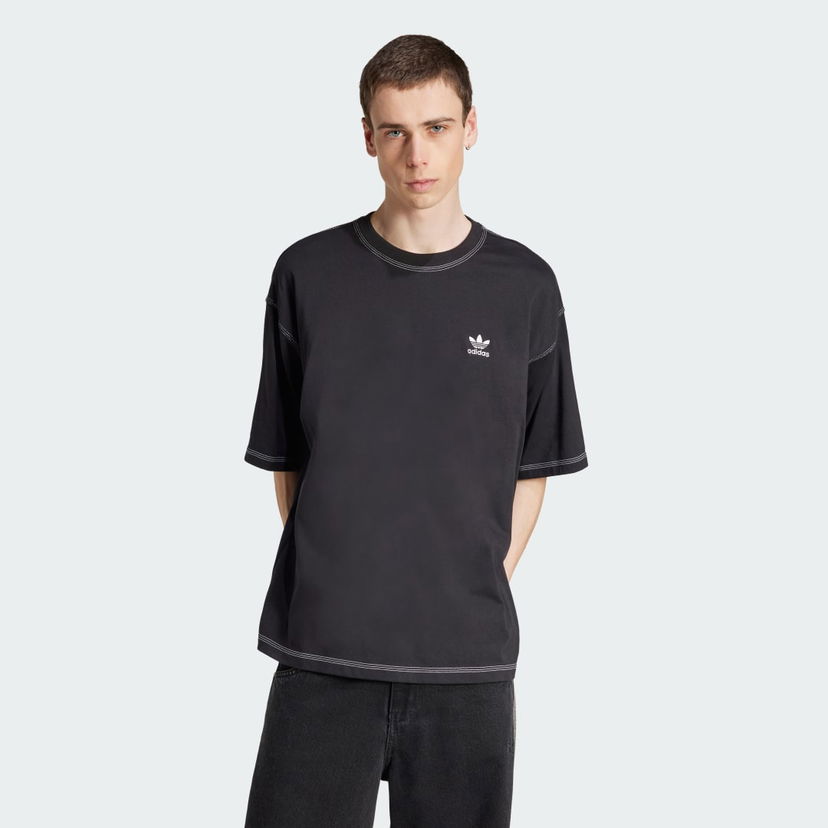 Majica kratkih rukava adidas Performance Trefoil Essentials T-Shirt Crna | JW0971