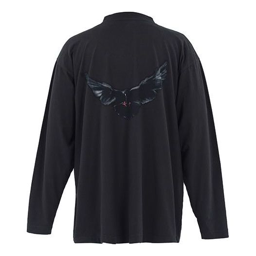Majica kratkih rukava GAP YEEZY Gap Dove Graphic Longsleeve Tee Crna | YEEZY-SS22-113, 0