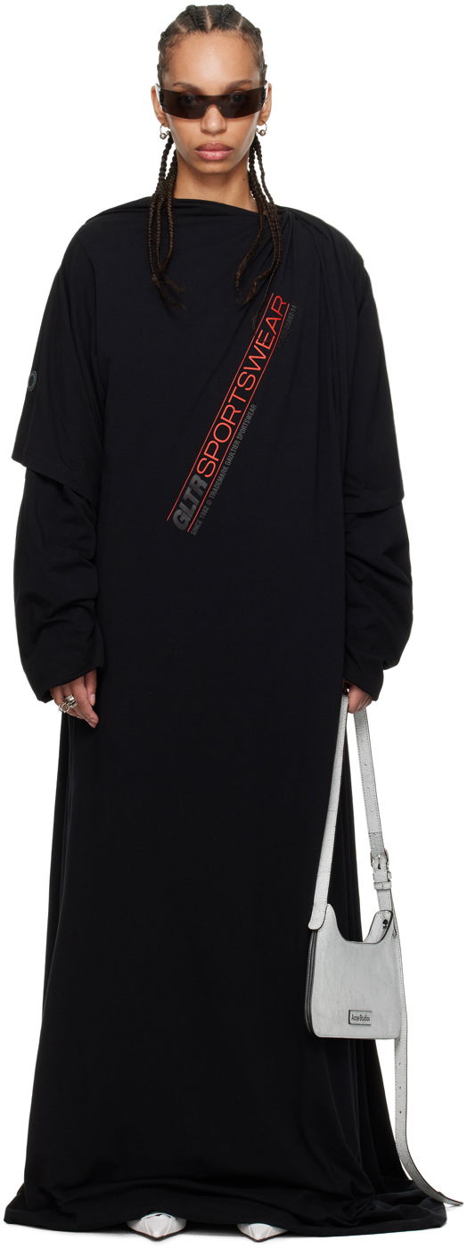 Haljina Jean Paul Gaultier Jean Paul Gaultier Shayne Oliver Edition Maxi Dress Crna | 24/27-F-RO239IPJ062-00A