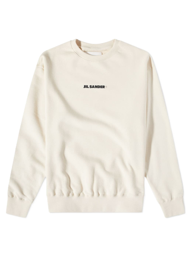 Dukserice Jil Sander Plus Logo Crew Sweat Bež | J47GU0001-J20010-279