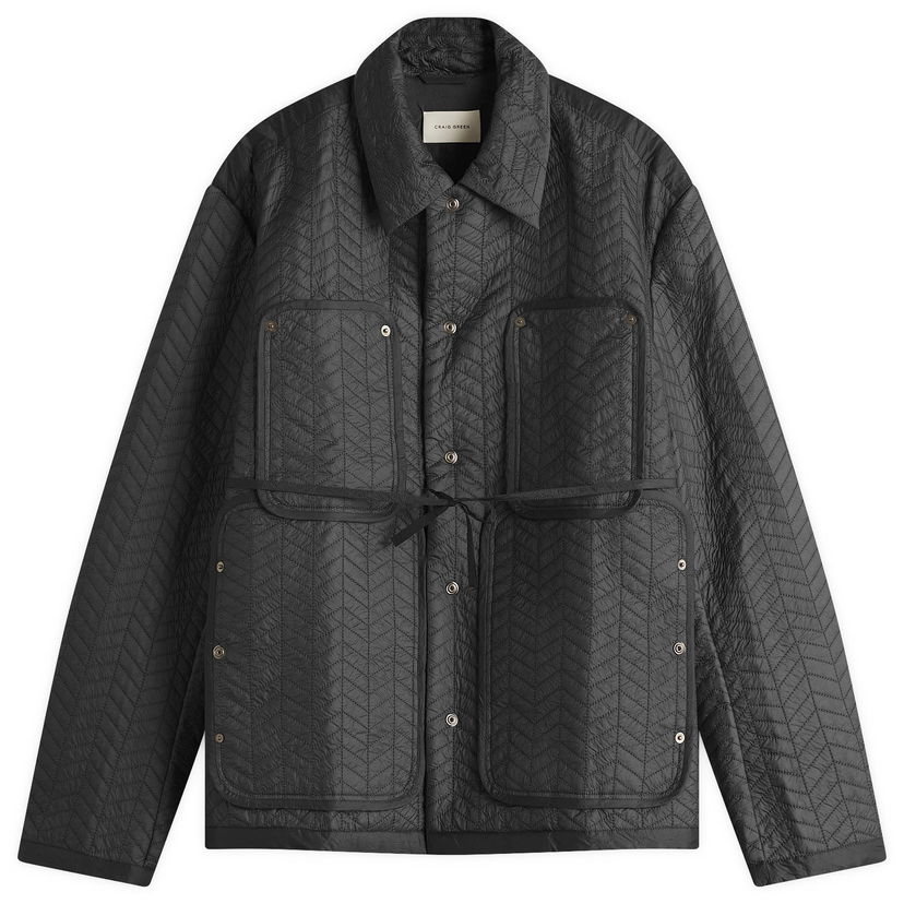 Pernata jakna Craig Green Craig Green Quilted Worker Jacket, Size Large Crna | CGSS25CWOJKT82-30413304