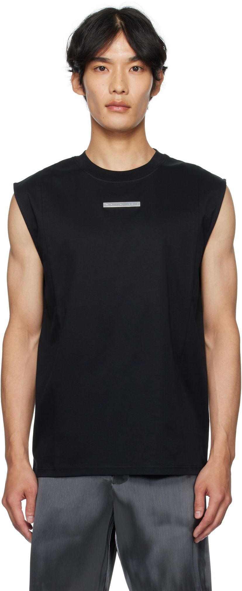 Majica bez rukava HELIOT EMIL HELIOT EMIL Astrape Tank Top Crna | PREAW25_M_09_144_BLK01