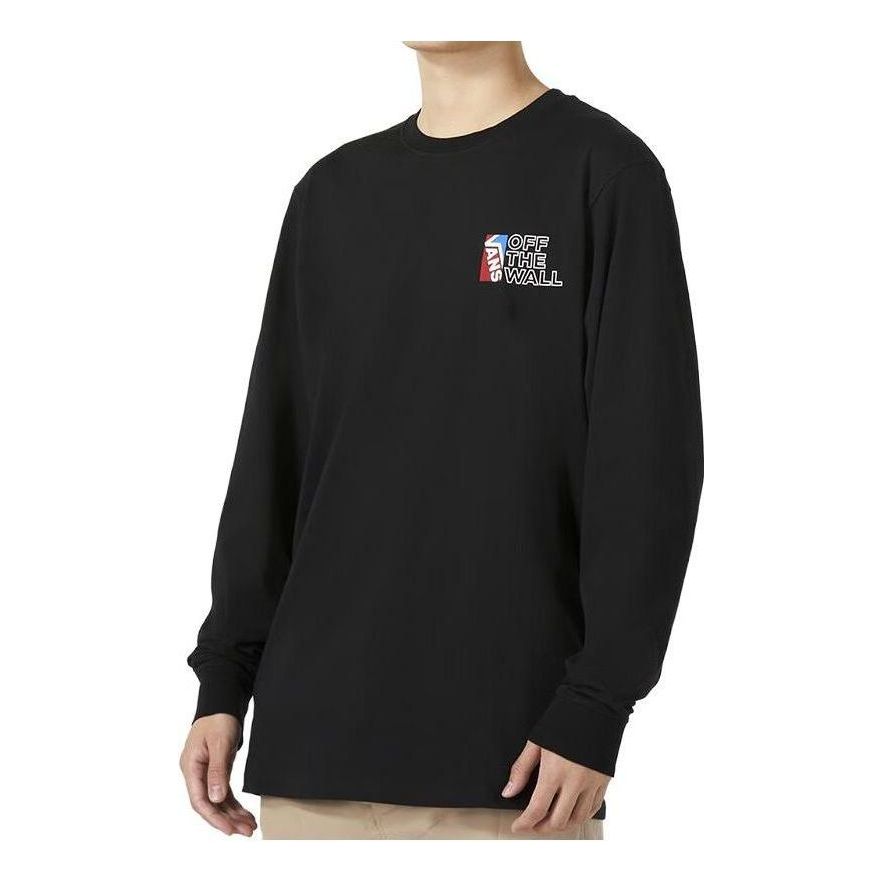 Dukserice Vans Dimensions Long Sleeve T-Shirt Crna | VN0A54NWBLK, 0