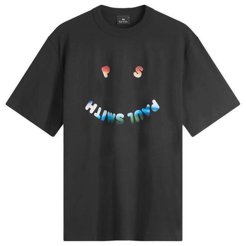 Majica kratkih rukava Paul Smith PS Happy T-Shirt, Size Large Crna | M2R-220X-PP5016-79