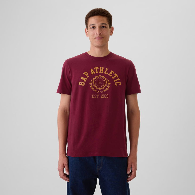 Majica kratkih rukava GAP T-shirt Logo Tee Red Delicious L Crvena | 542179-00