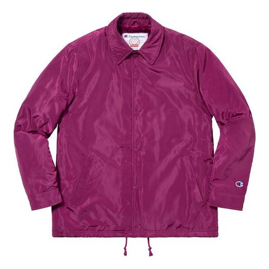 Vjetrovka Supreme Crossover Solid Coach Jacket Ljubičasta | SUP-FW18-389