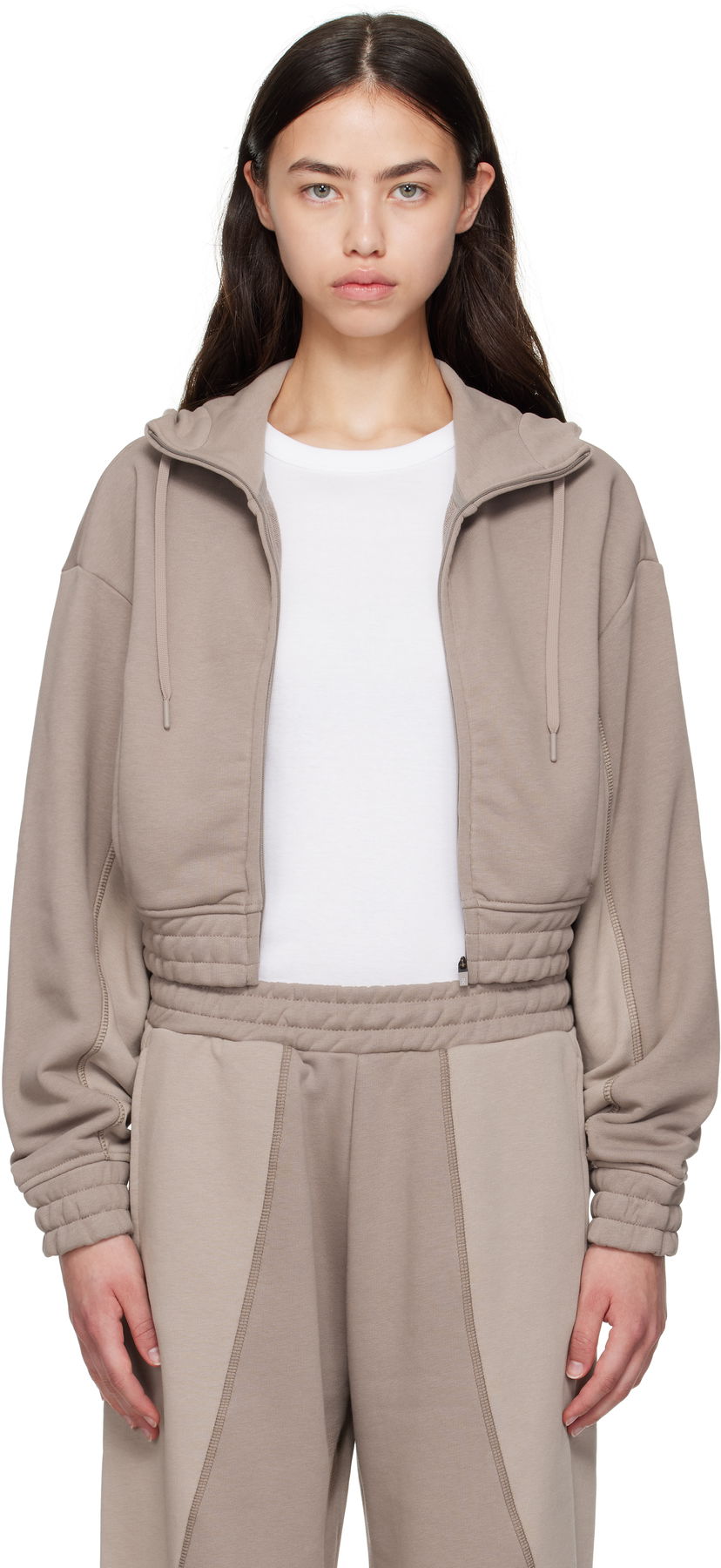 Dukserice On Running FKA twigs Edition Club Cropped Hoodie Bež | 1WF11663318