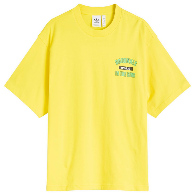 Majica kratkih rukava adidas Originals Originals In The Ring Graphic Tee Žuta | KA4559