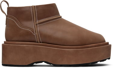 Dodaci We11done We11done Pull-Loop Platform Boots Smeđa | WD-AO1-23-468-W-BR, 0