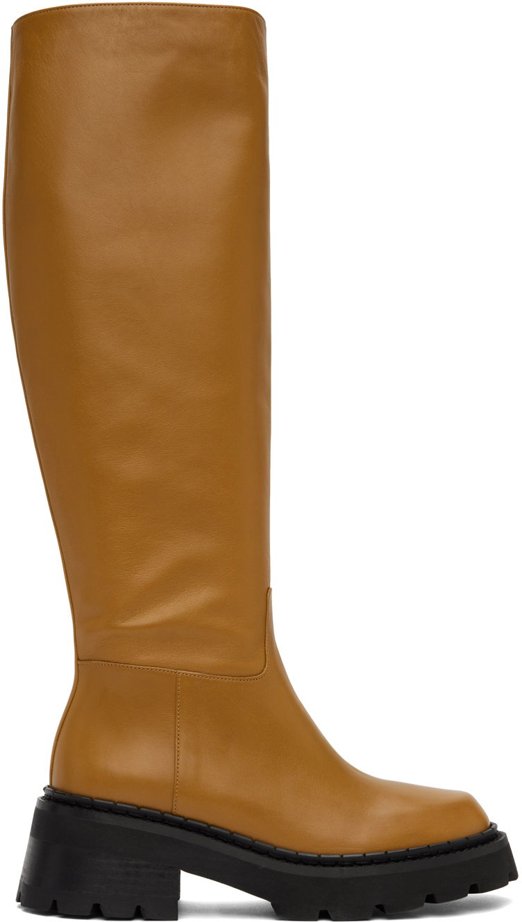 Odjeća BY FAR BY FAR Russel Knee-High Boots Smeđa | 22FWRUSDPNBSSP