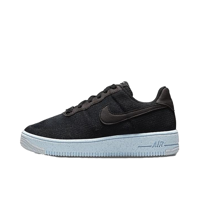 Tenisice i cipele Nike Air Force 1 Crater Flyknit "Black Chambray Blue" GS Crna | dh3375-001