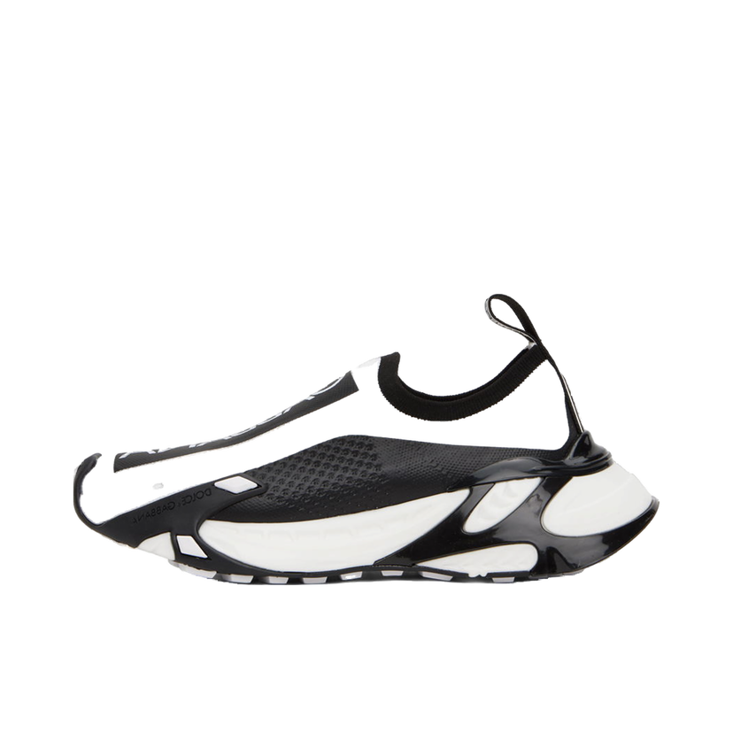Tenisice i cipele Dolce & Gabbana White & Black Sorrento Sneakers Bijela | CK2172 AH414