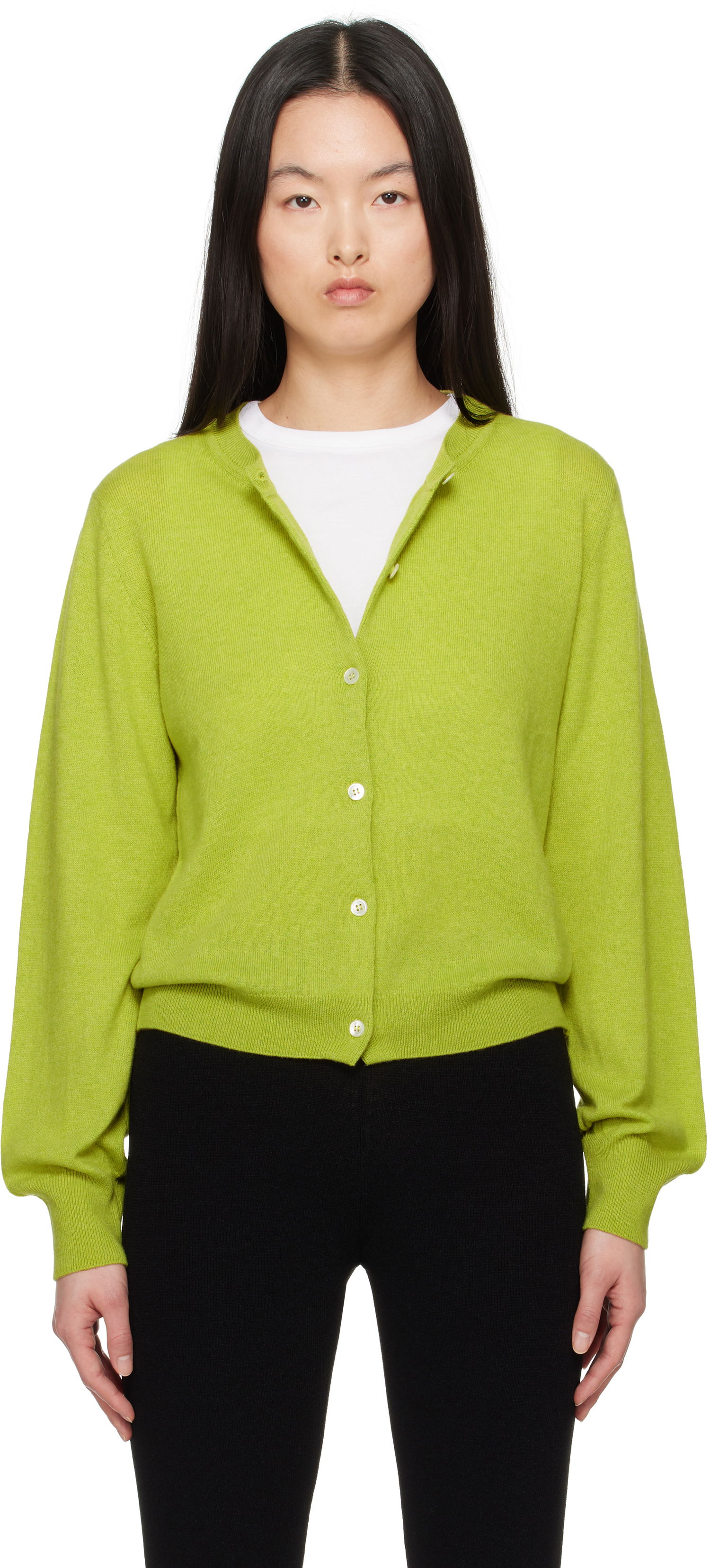 Džemper &Daughter &Daughter Enya Cashmere Cardigan Zelena | CH04635, 0