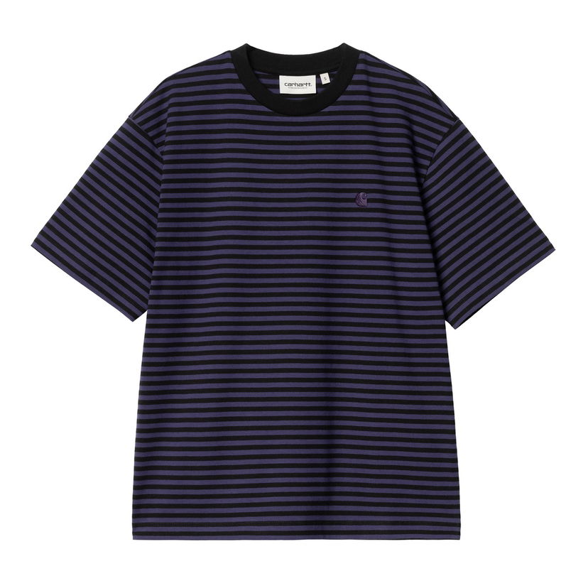 Majica kratkih rukava Carhartt WIP Short Sleeve Striped T-Shirt Ljubičasta | I033841_5