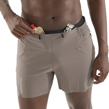 Kratke hlače Salomon Salomon Sense Aero 5" Shorts Smeđa | lc2433-0, 2