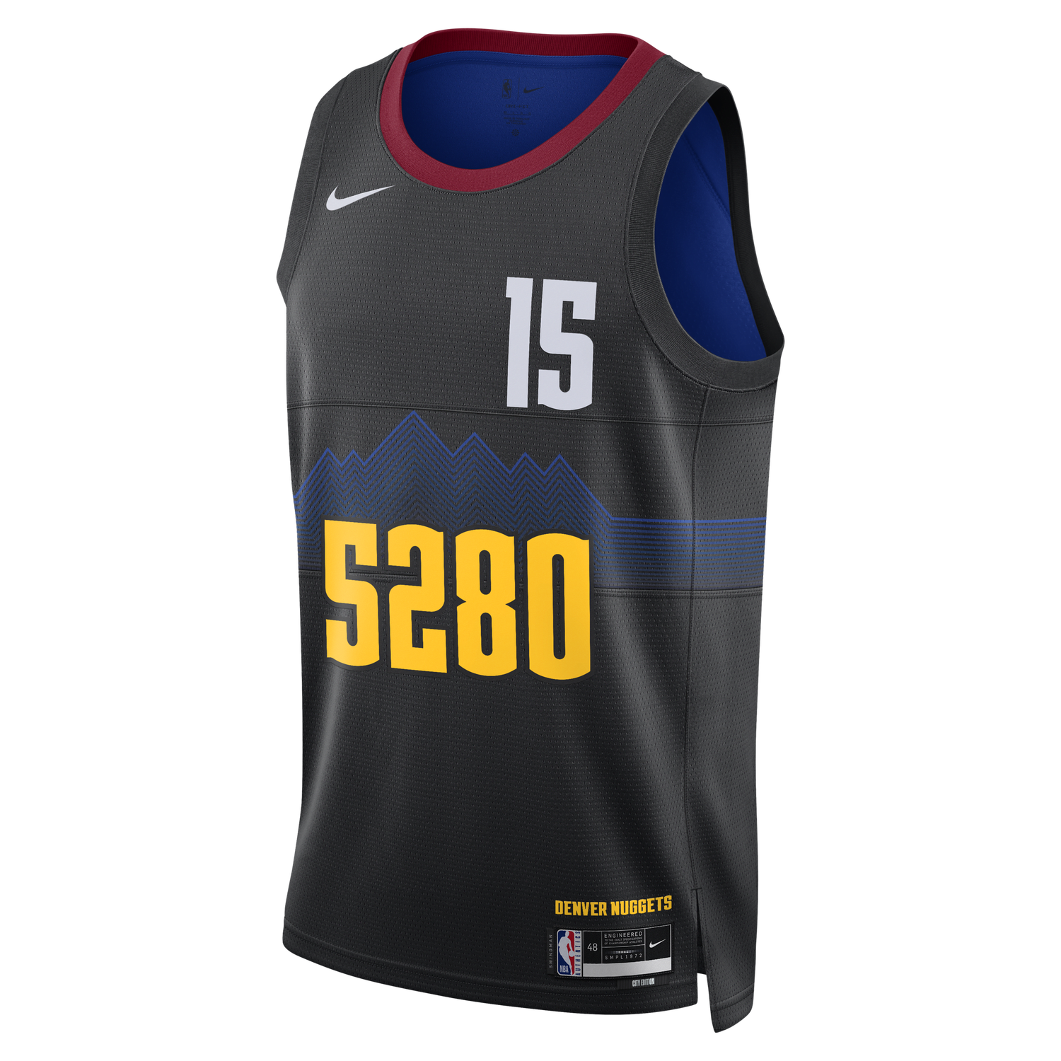 Dres Nike Dri-FIT NBA Swingman Nikola Jokić Denver Nuggets City Edition Jersey Crna | DX8500-011, 0