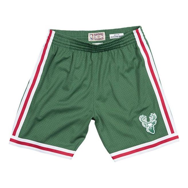 Kratke hlače Mitchell & Ness Mitchell & Ness NBA Swingman Shorts Milwaukee Bucks Zelena | SMSHGS18240-MBUDKGN71