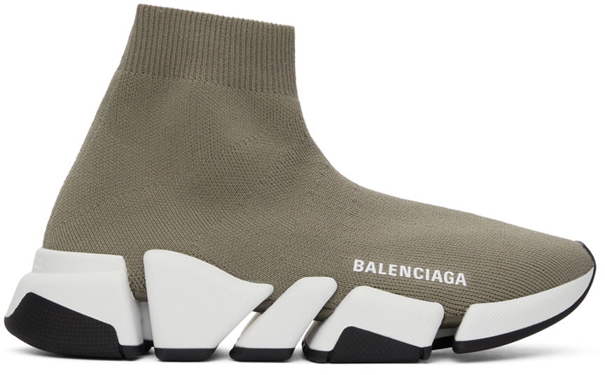 Tenisice i cipele Balenciaga Speed 2.0 "Taupe & White" Bež | 617196 W2DB2 9891, 0