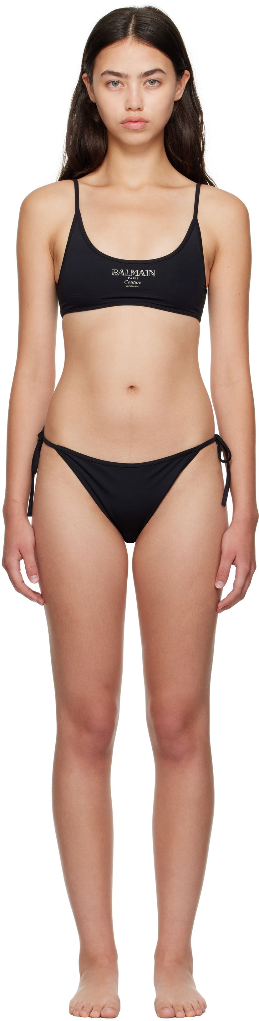 Kupaći kostimi Balmain Balmain 'Couture' Bikini Crna | BKBS22430