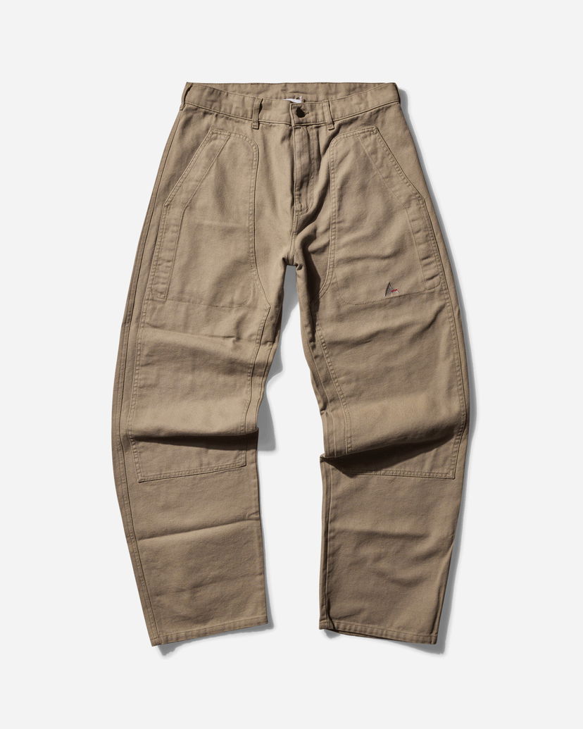 Hlače ROA Canvas Cotton Trousers Smeđa | RBMW0363FA261 BEG0002